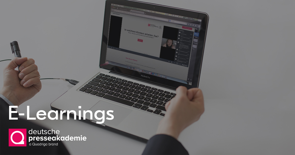 Visual Content Manager, E-Learning, Weiterbildung Video, Images & Podcasts | Deutsche Presseakademie